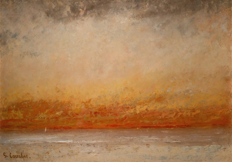 Gün Batımı, Denizcilik - Gustave Courbet