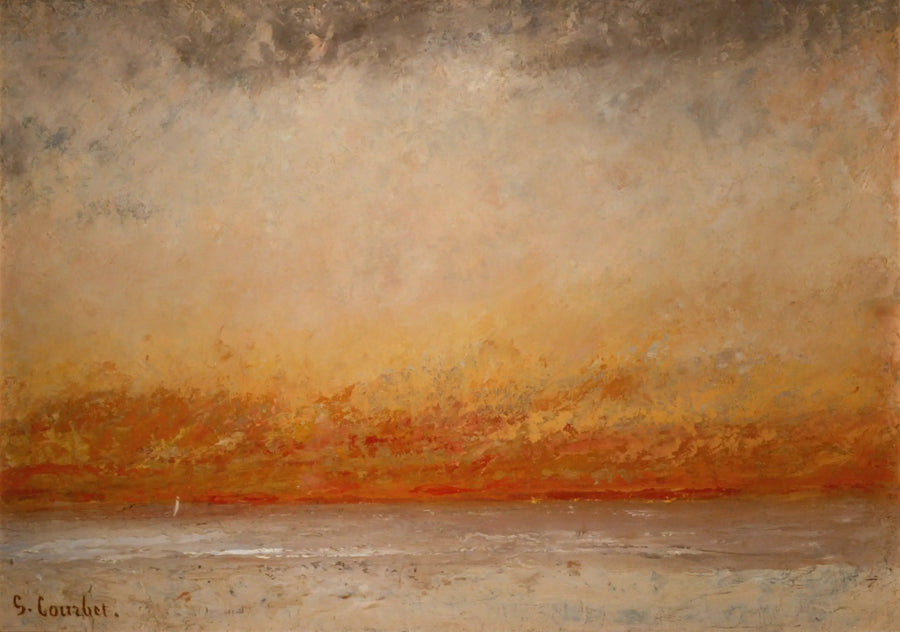 Gün Batımı, Denizcilik - Gustave Courbet