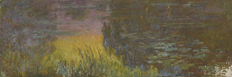Batan Güneş, Nilüferler - Claude Monet