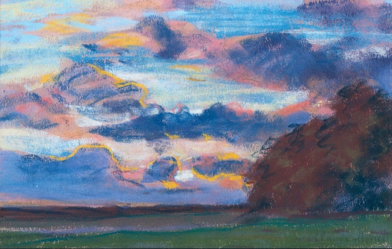 Batan güneş P54 - Claude Monet