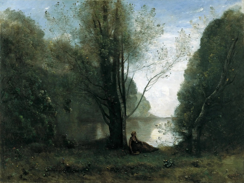 Yalnızlık. Vigen, Limousin'den Hatıra - Jean-Baptiste Camille Corot