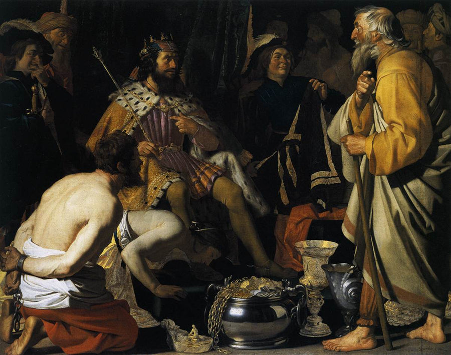 Solon ve Crésus - Gerrit van Honthorst