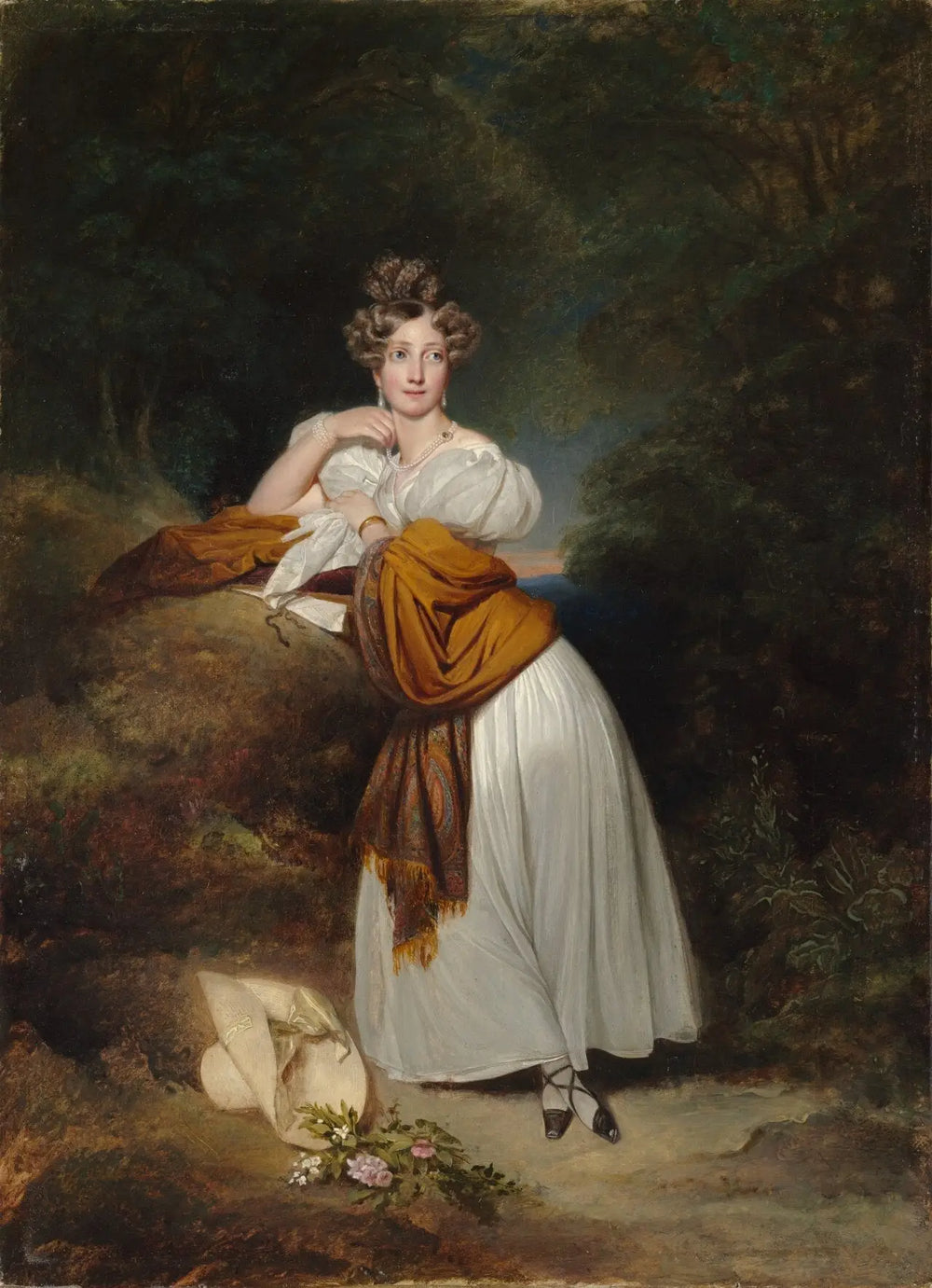 Sophie Guillemette grande-duchesse de Bade (1801-1865) - Franz Xaver Winterhalter - Alpha Reproduction