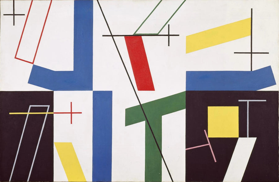 Six espaces à quatre petites croix - Sophie Taeuber-Arp