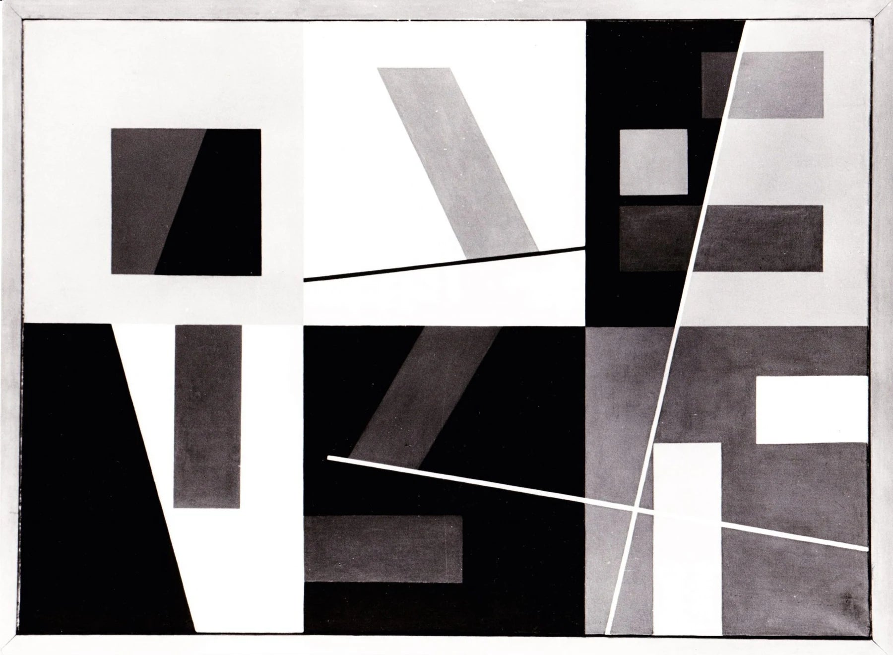 Six espaces distincts, peinture de Sophie Taeuber-Arp