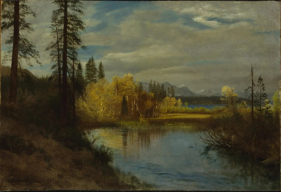 Tahoe Gölü'ne Çıkış - Albert Bierstadt