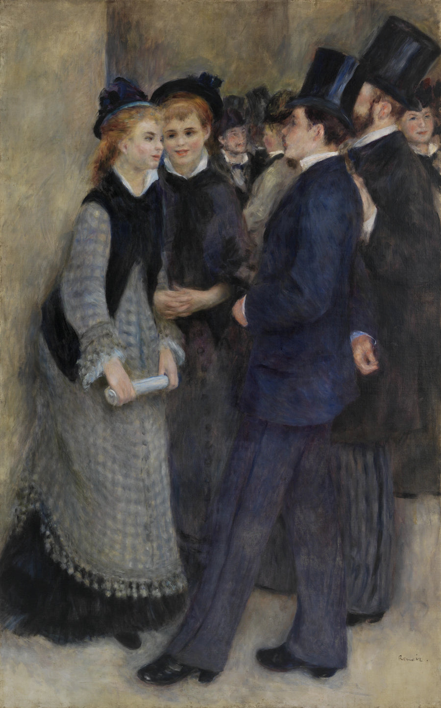 Konservatuvarın Çıkışı - Pierre-Auguste Renoir