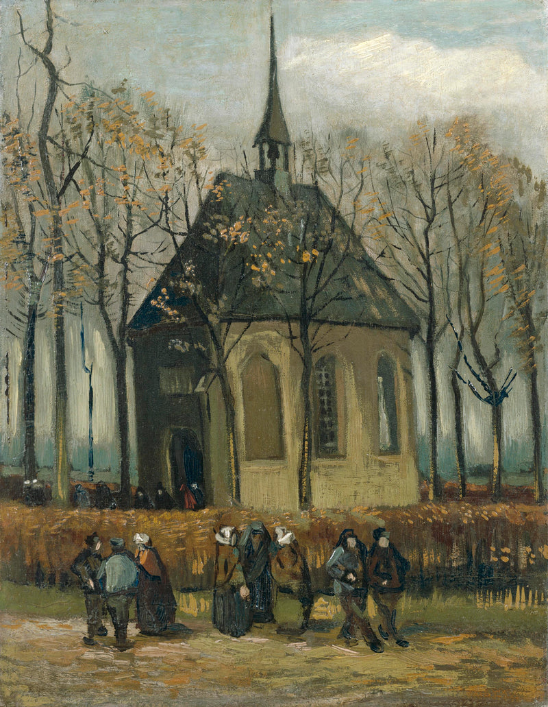 Nuenen Reform Kilisesi'nden Ayrılan Cemaat - Vincent van Gogh