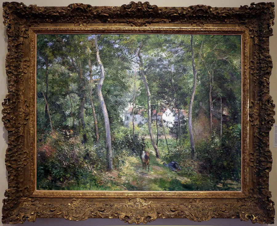 Hermitage Ormanı, Pontoise / Hermitage Arka Planı - Camille Pissarro