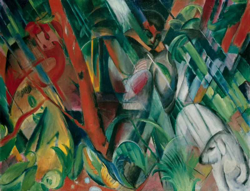 Yağmur Altında - Franz Marc