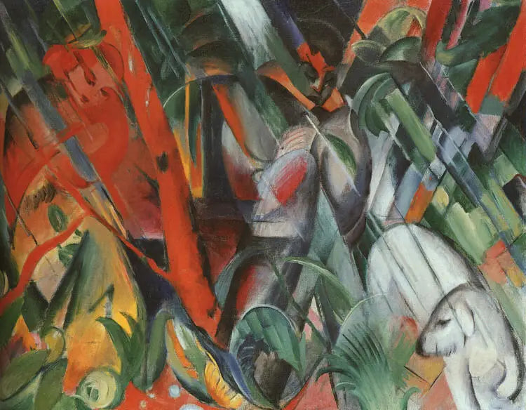 Yağmur Altında - Franz Marc