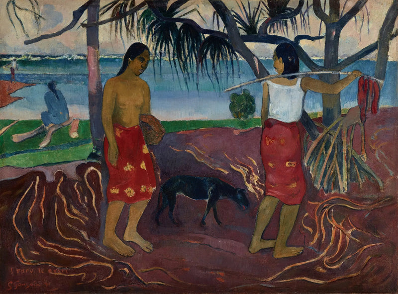 Pandanus Altında - Paul Gauguin