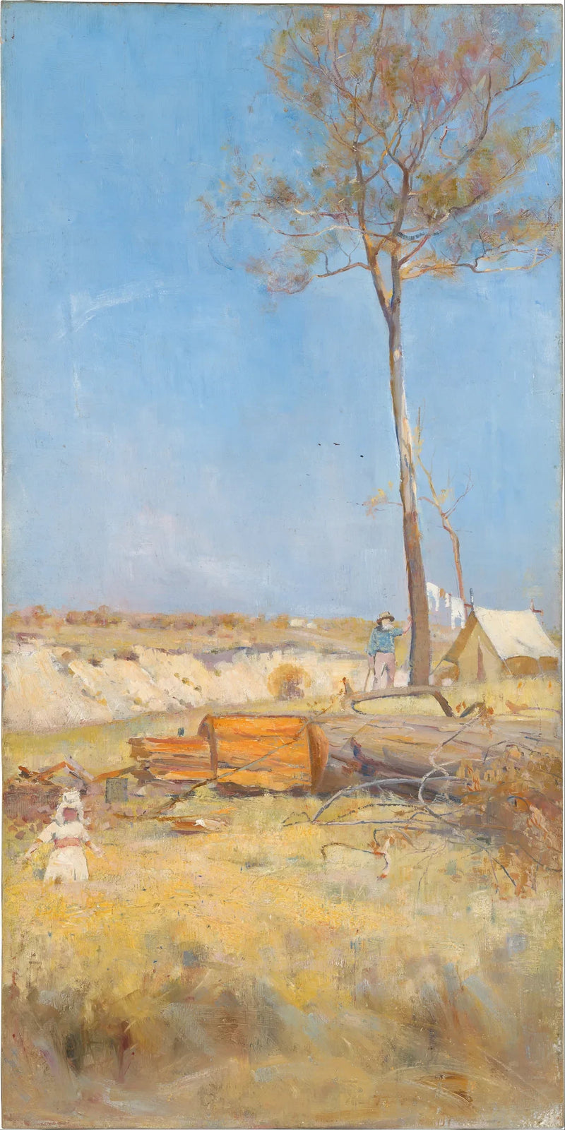 Güney Güneşi Altında (Oduncu Kampı) - Charles Conder