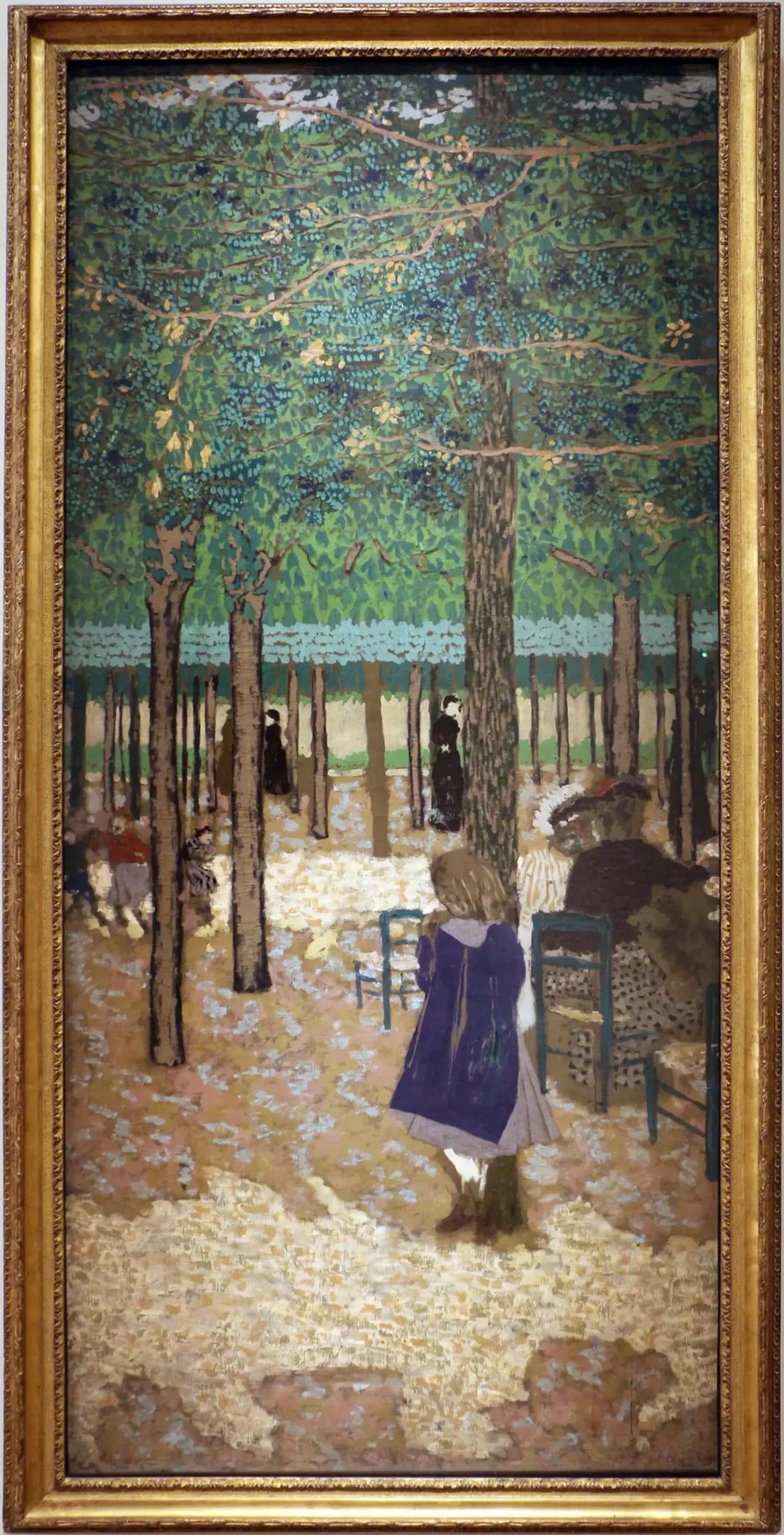 Bir Halk Bahçesinde Ağaçlar Altında - Édouard Vuillard