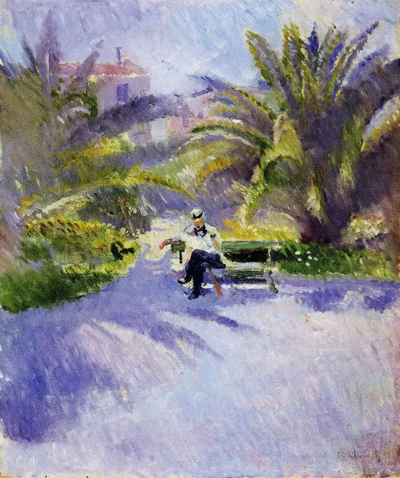 Nice'teki Palmiyelerin Altında - Edvard Munch