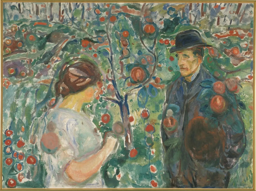 Kırmızı Elmaların Altında - Edvard Munch
