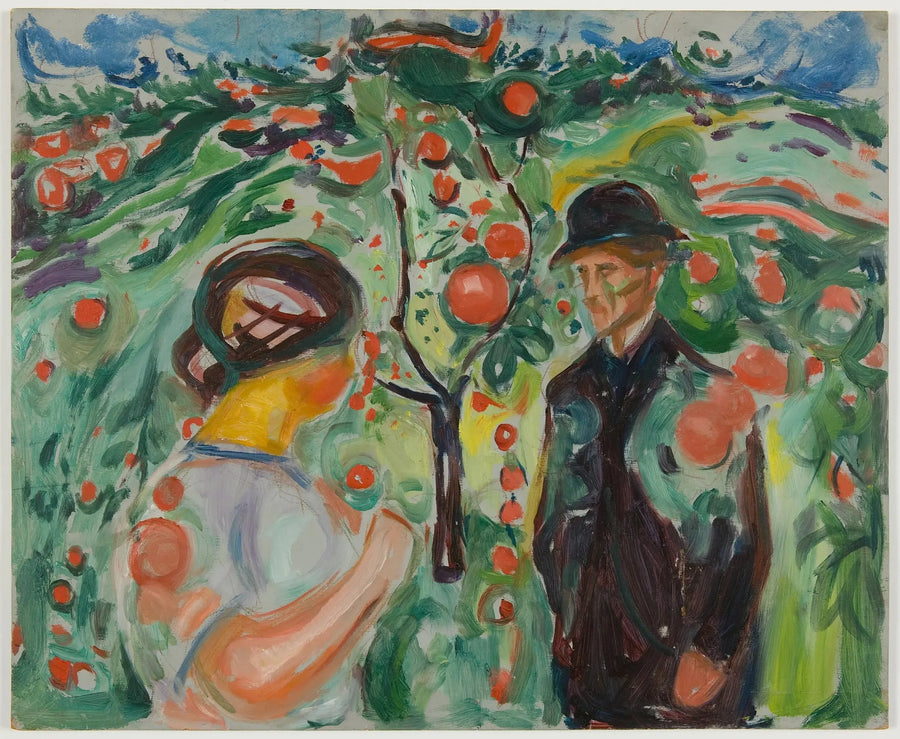 Kırmızı Elmaların Altında - Edvard Munch