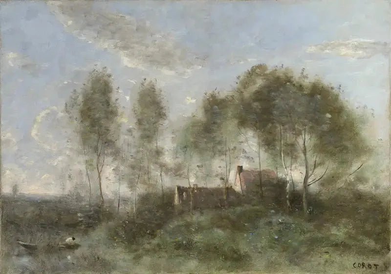 Coubron'a Bir Seyahatten Hatıra - Jean-Baptiste Camille Corot