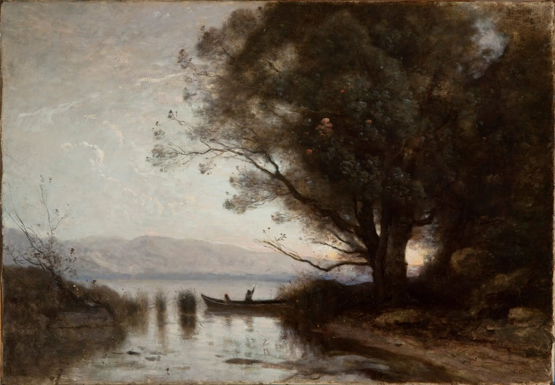 Riva Hatırası - Jean-Baptiste Camille Corot