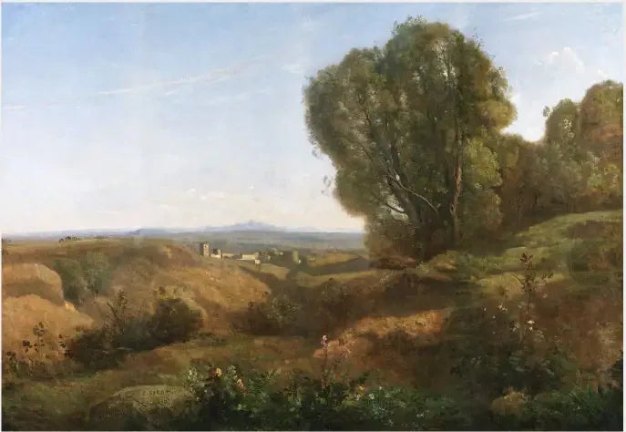 Gard'daki Roquemaure'den Hatıra - Jean-Baptiste Camille Corot