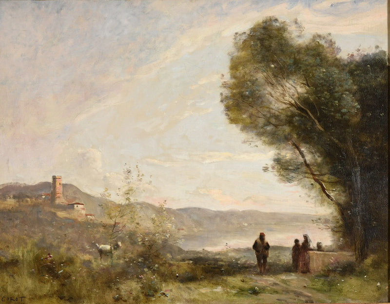 Akdeniz kıyılarından hatıra - Jean-Baptiste Camille Corot