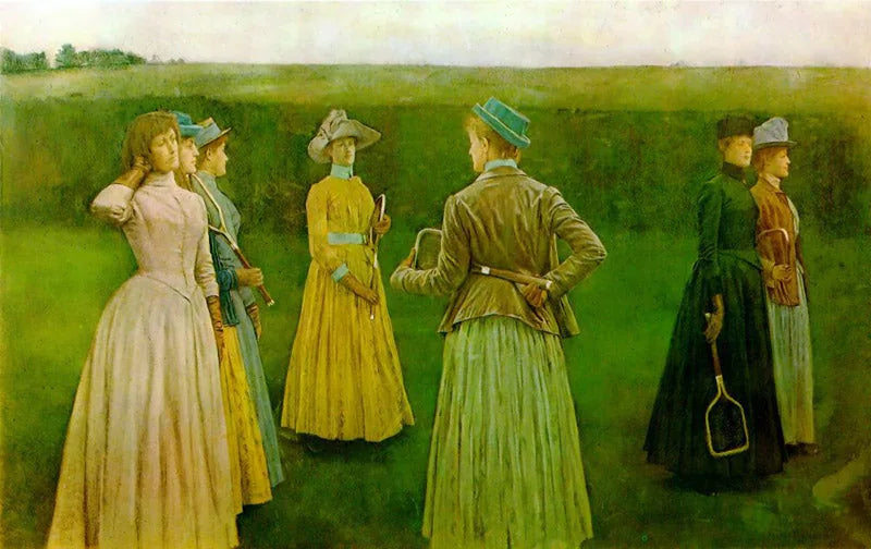 Hatıralar - Çim kortta tenis - Fernand Khnopff