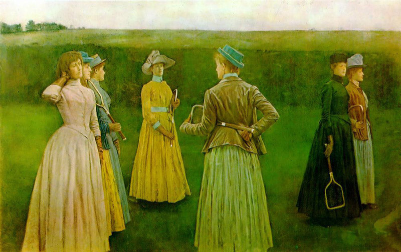 Hatıralar - Çim kortta tenis - Fernand Khnopff