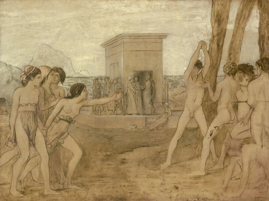 Spartalı genç kızlar erkeklere meydan okuyor - Edgar Degas