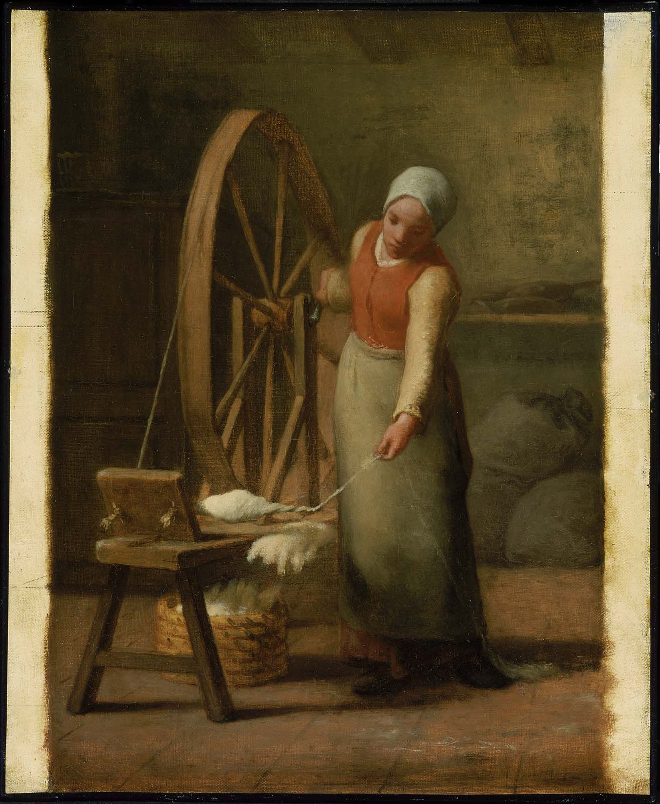 Spinner debout - Jean-François Millet