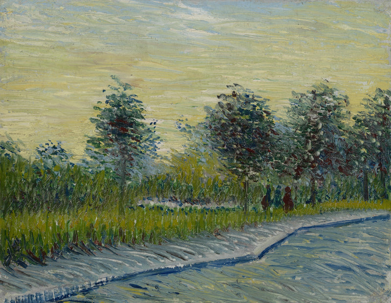 Gün batımında Square Saint-Pierre - Vincent van Gogh
