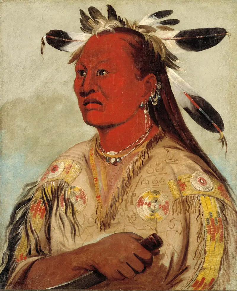 Stán-au-pat, Bloody Hand, kabile lideri - George Catlin