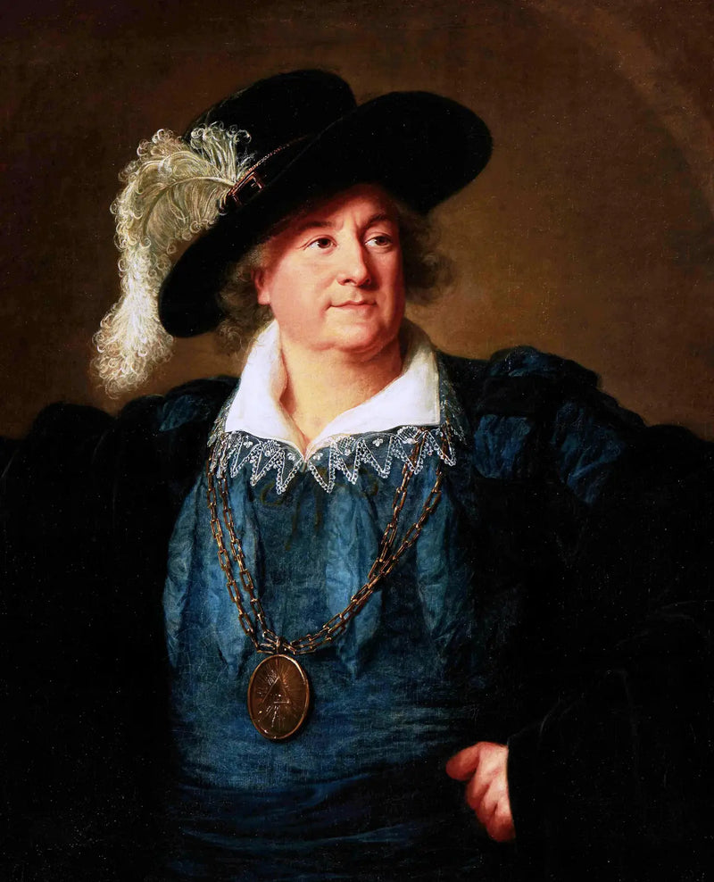 Stanislas Auguste göğsünde masonik sembol ile - Élisabeth Vigée Le Brun