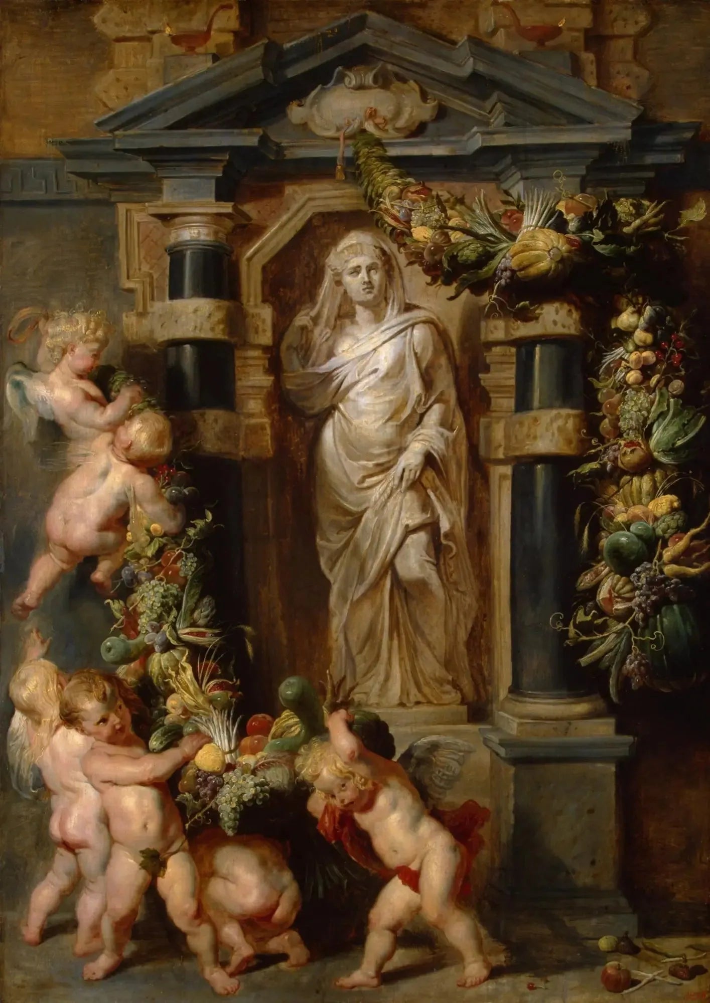 Statue de Cérès - Peter Paul Rubens image 1 reproduction artisanale de tableau
