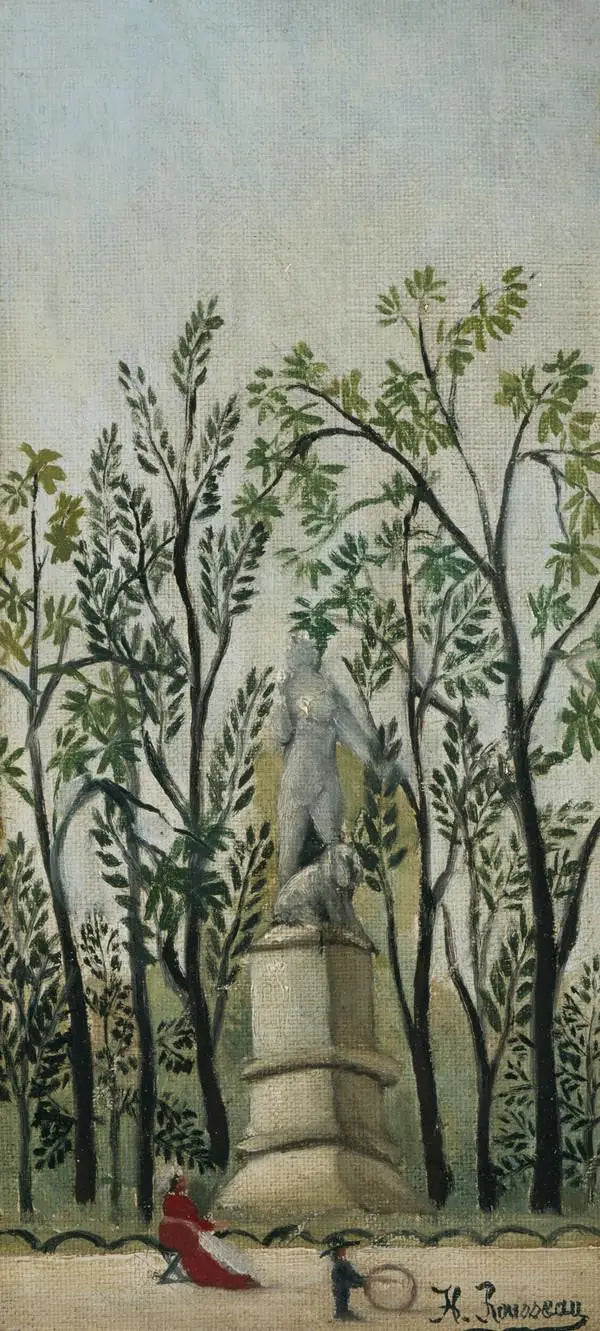 Statue de Diane au parc - Henri Rousseau - Alpha Reproduction