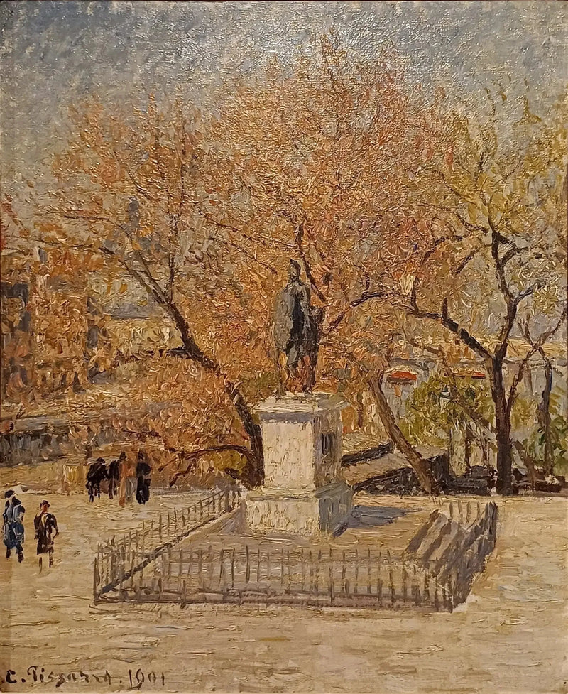 Henri IV Heykeli, Baharın Başlangıcı - Camille Pissarro