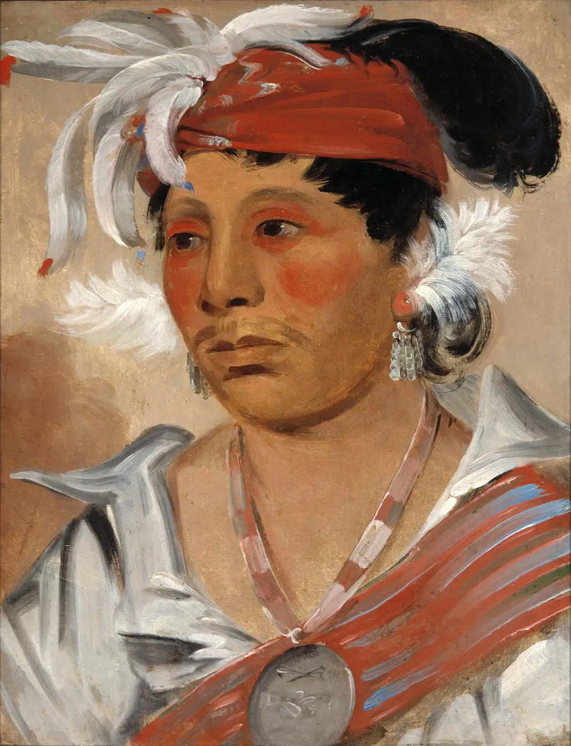 String, ünlü bir savaşçı - George Catlin