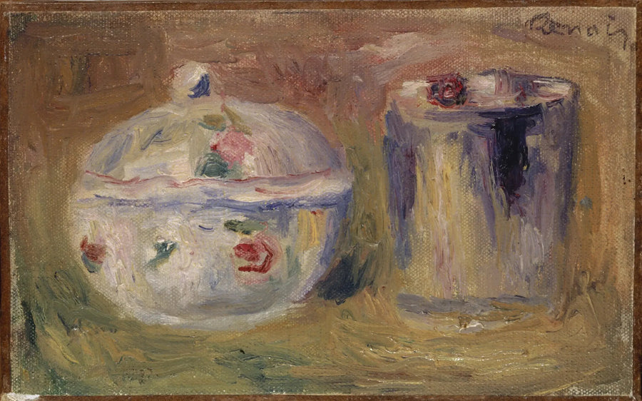 Şekerlik ve Kadeh - Pierre-Auguste Renoir