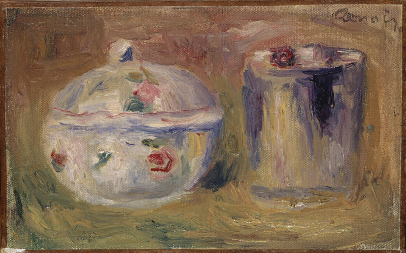 Şekerlik ve Kadeh - Pierre-Auguste Renoir