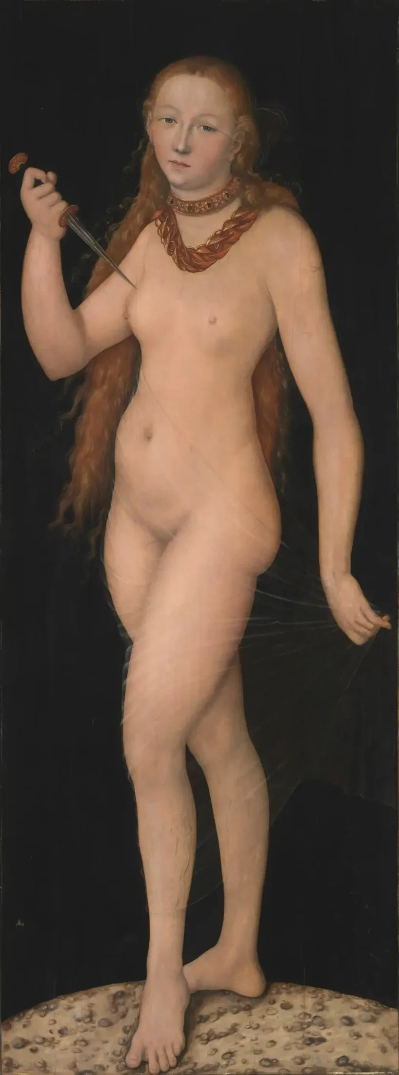 Lucrèce'nin İntiharı - Lucas Cranach the Elder