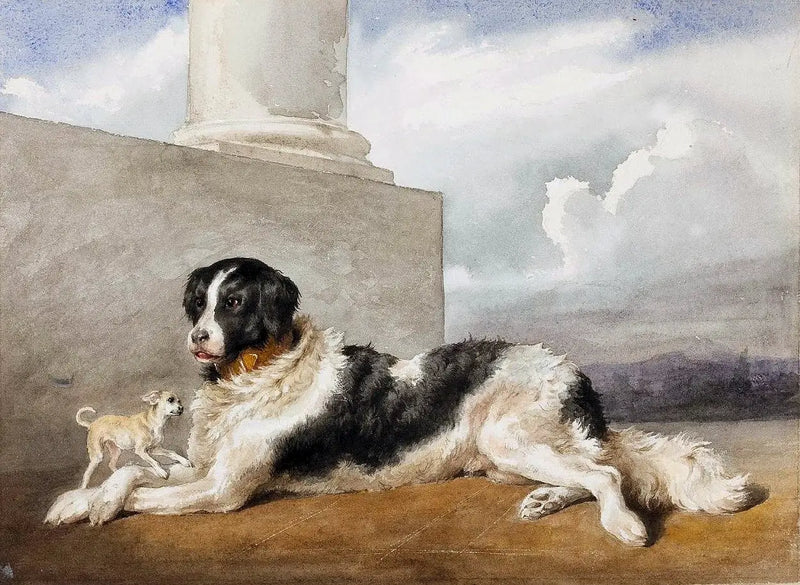 Sultan ve Rosette - Czartoryski köpekleri - Rosa Bonheur