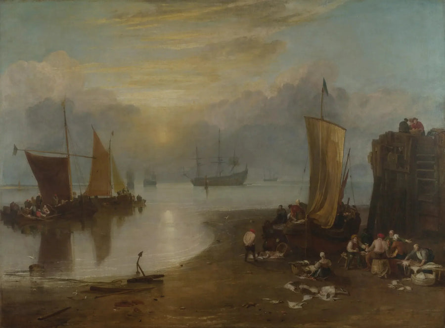 Buhar Üzerinden Güneşin Doğuşu - J. M. W. Turner