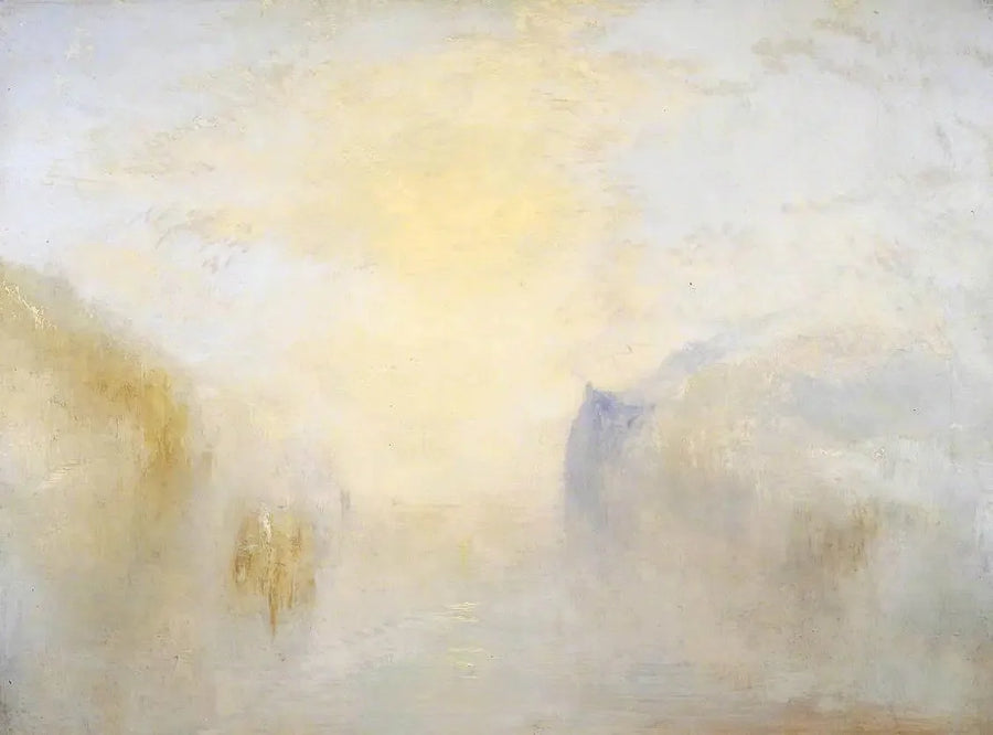 Gün doğumu, Kıyılar Arasında Bir Bot ile - J. M. W. Turner