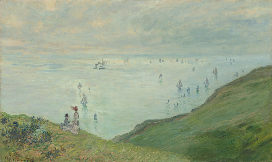Dieppe'deki Uçurum - Claude Monet