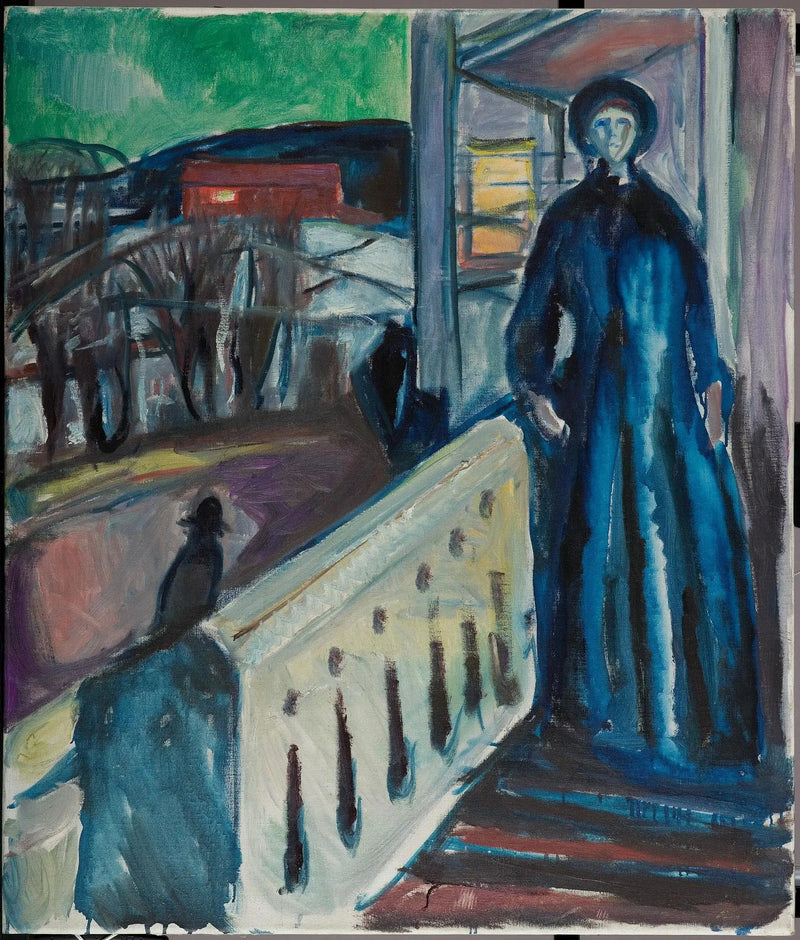 Veranda Merdiveninde - Edvard Munch
