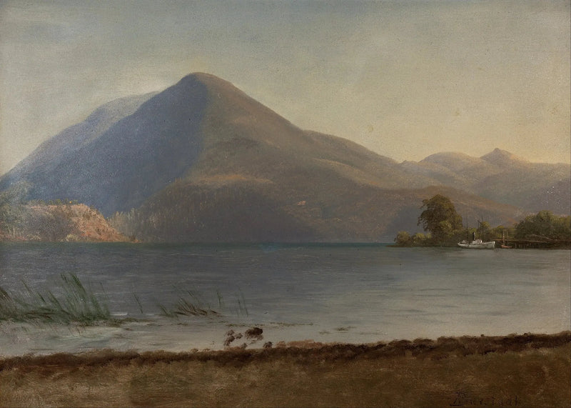 Hudson'da - Albert Bierstadt