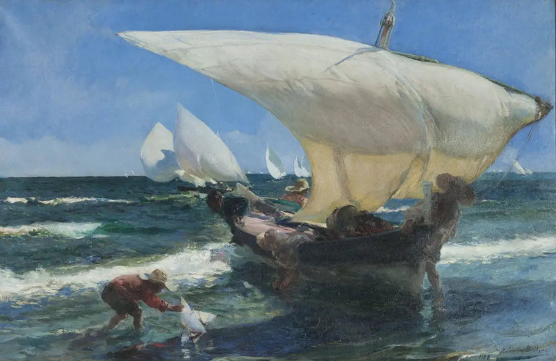 Valencia Kıyısında - Joaquín Sorolla
