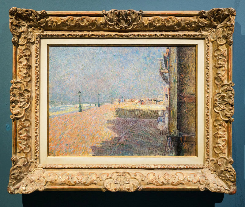 Ostende Plajında ​​Dikenlik (La digue) - Georges Lemmen