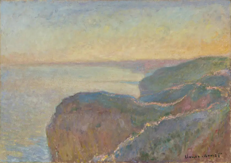 Dieppe Kayalığında - Claude Monet