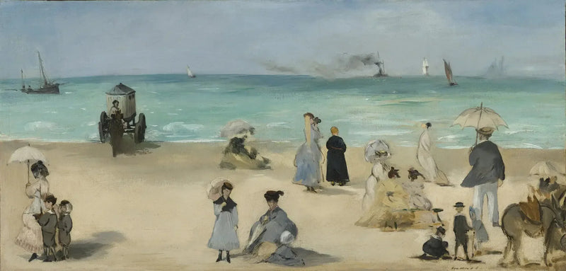 Boulogne Plajı'nda - Édouard Manet