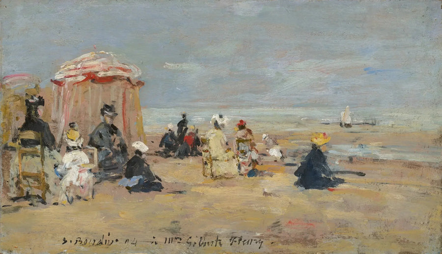 Plajda - Eugène Boudin
